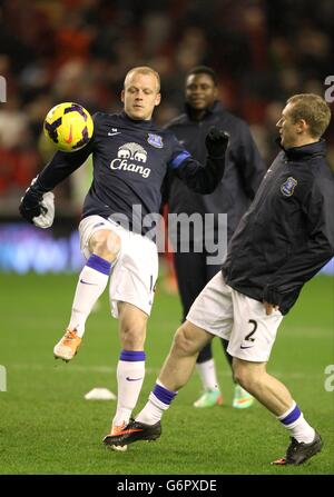 Soccer - Barclays Premier League - Liverpool v Everton - Anfield Banque D'Images