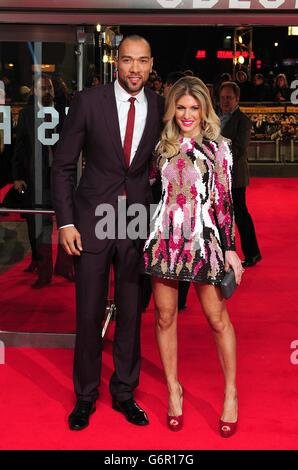 Le loup de Wall Street Premiere - Londres Banque D'Images