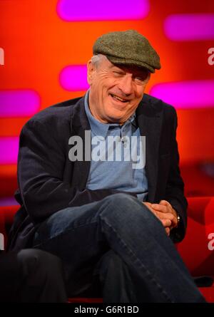 Robert de Niro pendant le tournage du Graham Norton Show aux London Studios, dans le sud de Londres, devant être diffusé sur BBC One vendredi soir. Banque D'Images