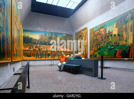 Galerie de l'Accademia à Venise Banque D'Images