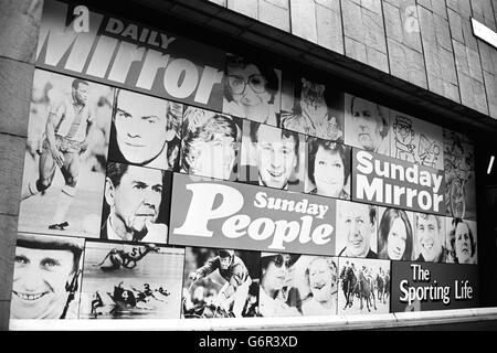 News - Mirror Group AC - Holborn Circus, Londres Banque D'Images