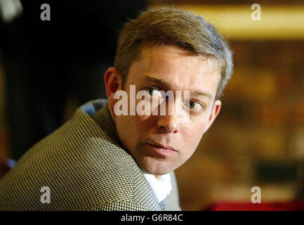 David Eden à la conférence de presse Banque D'Images