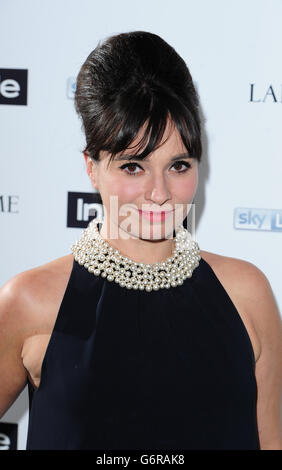 Gizzi Erskine participe à l'InStyle Best of British Talent Party en association avec Lancome et Sky Living à Dartmouth House, Londres. Banque D'Images