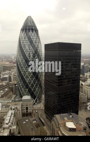 Le Swiss Re building Banque D'Images