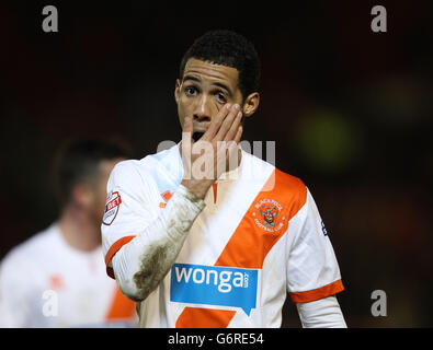 Sky Bet Championship Soccer - - Barnsley v Blackpool Oakwell Stadium Banque D'Images