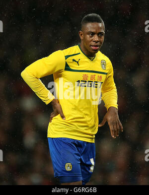 Football - FA Cup - quatrième tour - Arsenal / Coventry City - Emirates Stadium. Franck Moussa, Coventry City Banque D'Images