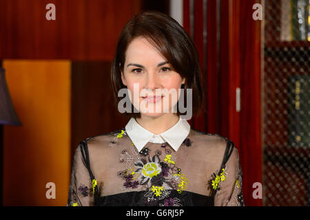 Photocall sans escale - Londres.Michelle Dockery à un photocall pour le film 'non-Stop' à China Tang, dans le centre de Londres. Banque D'Images