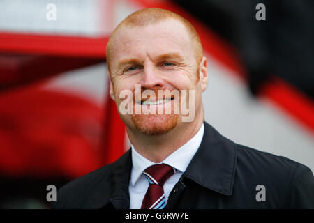 Football - Championnat Sky Bet - Bournemouth v Burnley - Stade Goldsands. Sean Dyche, responsable de Burnley, avant le lancement Banque D'Images