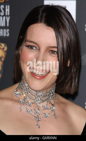 Olivia Williams à l'Orange British Academy film Awards à l'Odeon, Leicester Square à Londres. Banque D'Images