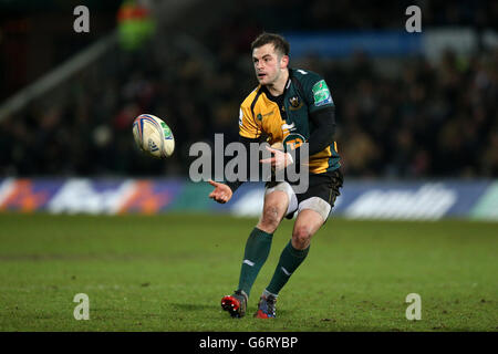 Rugby Union - Heineken Cup - Pool One - Northampton Saints / Castres - Franklin's Gardens.Stephen Myler, Northampton Saints Banque D'Images