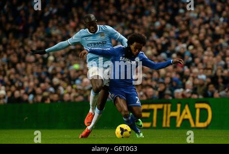 Soccer - Barclays Premier League - Manchester City v Chelsea - Etihad Stadium Banque D'Images