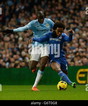 Soccer - Barclays Premier League - Manchester City v Chelsea - Etihad Stadium Banque D'Images