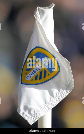 Soccer - Sky Bet Championship - Leeds United / Huddersfield Town - Elland Road.Une vue d'un drapeau d'angle à Elland Road avant le match Banque D'Images