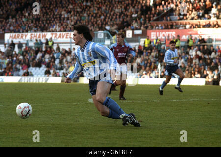 Ville de Coventry v Aston Villa - une division de la Ligue - Highfield Road Banque D'Images