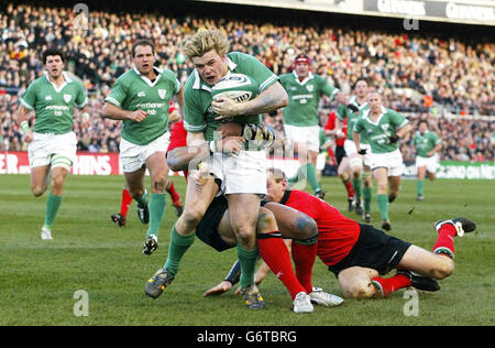 Tournoi RBS 6 Nations contre l'Irlande / Irlande Banque D'Images