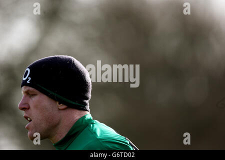 Rugby Union - RBS 6 Nations - Irlande v Pays de Galles - Irlande - Session de formation Banque D'Images