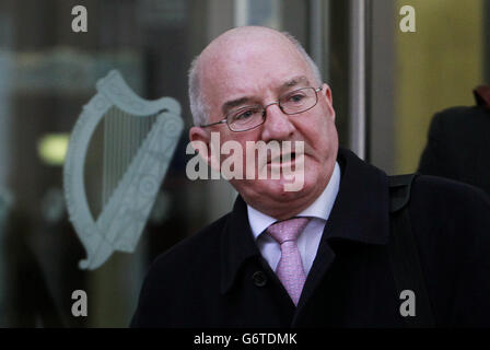 Affaire judiciaire Anglo Irish Banque D'Images