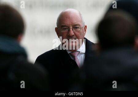 Affaire judiciaire Anglo Irish Banque D'Images