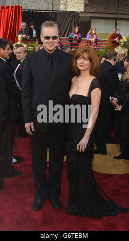 Robbins et Sarandon les Oscars 2004 Banque D'Images