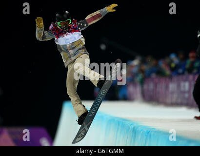 Jeux Olympiques d'hiver de Sotchi - Jour 4 Banque D'Images