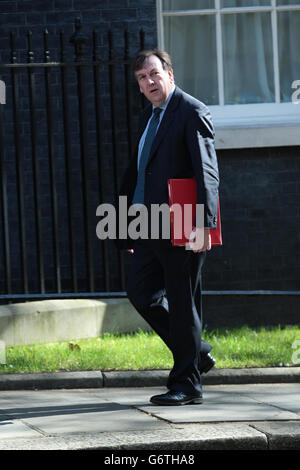 Londres - 3 mai 2016 : John Whittingdale vu à Downing Street à Londres Banque D'Images