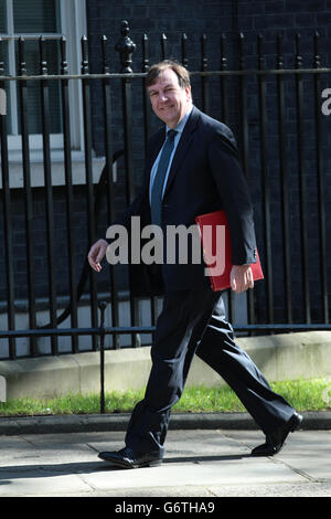 Londres - 3 mai 2016 : John Whittingdale vu à Downing Street à Londres Banque D'Images