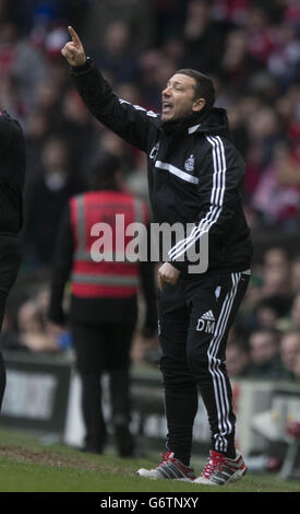 Football - coupe écossaise - Cinquième tour - Celtic v Aberdeen - Celtic Park.Derek McInnes, directeur d'Aberdeen, lors de la coupe d'Écosse, cinquième partie au Celtic Park, Glasgow. Banque D'Images