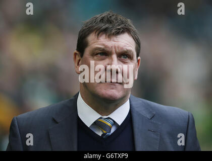 Soccer - Scottish Premiership - Celtic v St Johnstone - Celtic Park.Tommy Wright, directeur de St Johnstone, lors du match écossais de Premiership au Celtic Park, Glasgow. Banque D'Images