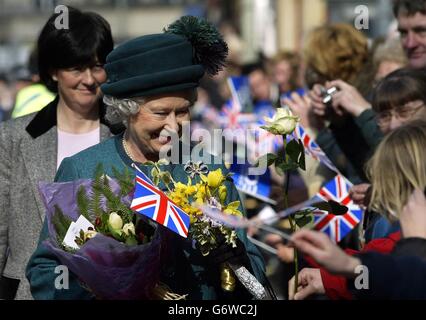 ROYAL Queen à Cheltenham Banque D'Images