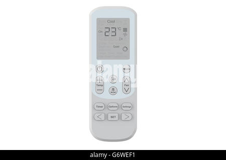 Télécommande de climatiseur, 3D Rendering Banque D'Images