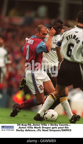 Le soccer. Aston Villa v Derby County Banque D'Images