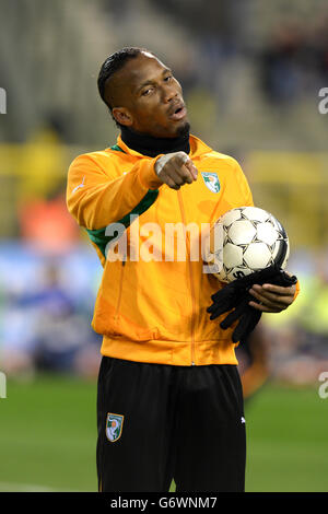 Football - International friendly - Belgique / Côte d'Ivoire - Stade Roi Baudouin. Didier Drogba, Côte d'Ivoire Banque D'Images