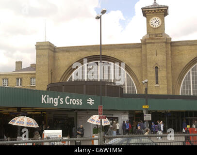 Transport - Gare de Kings Cross - Londres - 2004 Banque D'Images