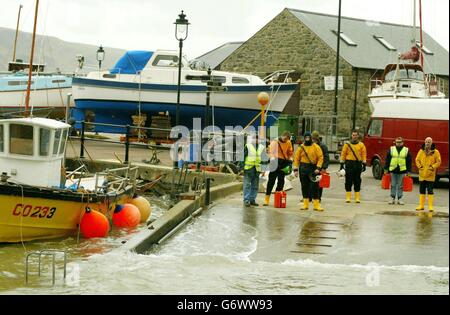 Il manque la mer Harbour Master Banque D'Images