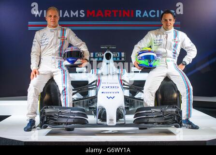 Motor Racing - Formule 1 - 2014 Formule 1 Williams Martini lancer - Londres Banque D'Images