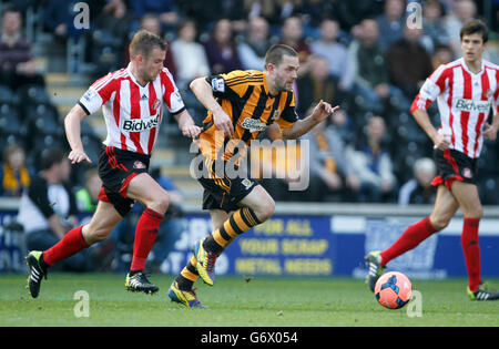 Football - FA Cup - sixième round - Hull City v Sunderland - KC Stadium Banque D'Images