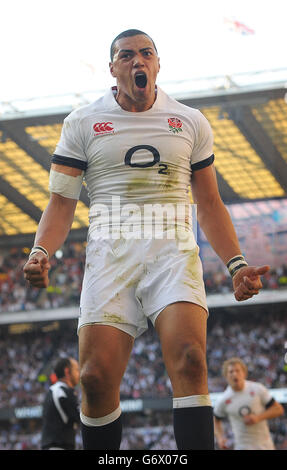 Rugby Union - RBS 6 Nations - Angleterre v Pays de Galles - Twickenham Banque D'Images