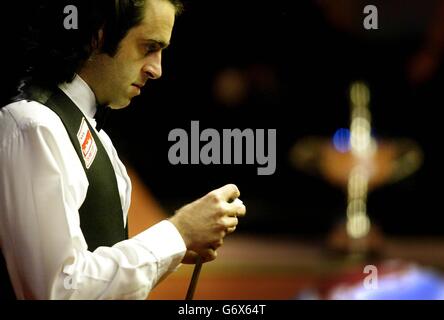 Ronnie O'Sullivan 2004 Ambassade du Canada aux Championnats du monde de snooker Banque D'Images