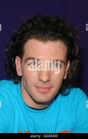 JC Chasez MTV's TRL UK Banque D'Images