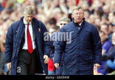 Manchester United v Arsenal Football Banque D'Images