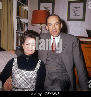 Politique - Télévision Westminster - Jeremy Thorpe et Marion Stein - Londres Banque D'Images