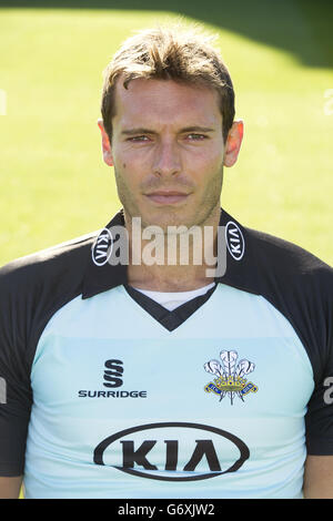 Cricket - Surrey County Cricket Club Squad Photocall 2014 - Kia Oval. Chris Tremlett, Surrey Banque D'Images