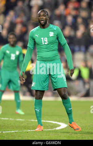 Football - International friendly - Belgique / Côte d'Ivoire - Stade Roi Baudouin. Yaya Toure, Côte d'Ivoire Banque D'Images