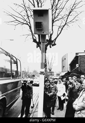 Transports - les caméras de police - Nottingham Banque D'Images