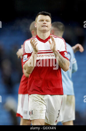 Football - Barclays Premier League - Manchester City / Fulham - Etihad Stadium. John Arne Riise, Fulham Banque D'Images