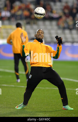 Football - International friendly - Belgique / Côte d'Ivoire - Stade Roi Baudouin. Didier Drogba, Côte d'Ivoire Banque D'Images