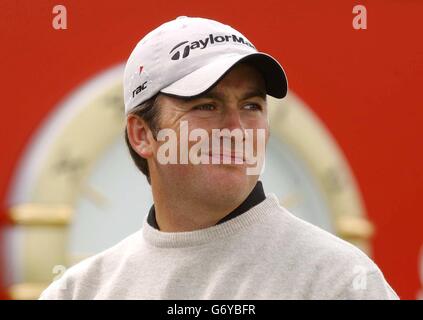 Tournoi Pro-Am de la forêt d'Arden.Graeme McDowell pendant Pro-Am à Forest of Arden, devant le Daily Telegraph Damivo British Masters. Banque D'Images