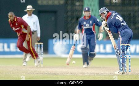 Antilles v Angleterre 7e ODI Banque D'Images