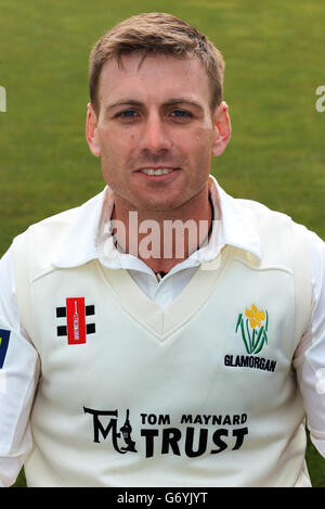 Le capitaine de Glamorgan Mark Wallace pendant la journée des médias au stade SWALEC de Cardiff.APPUYEZ SUR ASSOCIATION photo.Date de la photo : vendredi 28 mars 2014.Le crédit photo devrait se lire comme suit : Nick Potts/PA Wire Banque D'Images