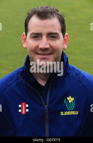 Mark Rausa (Physio) de Glamourgan, lors de la journée médiatique au stade SWALEC de Cardiff.APPUYEZ SUR ASSOCIATION photo.Date de la photo : vendredi 28 mars 2014.Le crédit photo devrait se lire comme suit : Nick Potts/PA Wire Banque D'Images